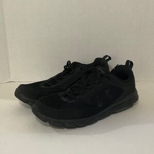 Under Armour Charged Black Sneakers
